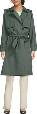 Lands' End Squall Waterproof Modern Trench Coat
