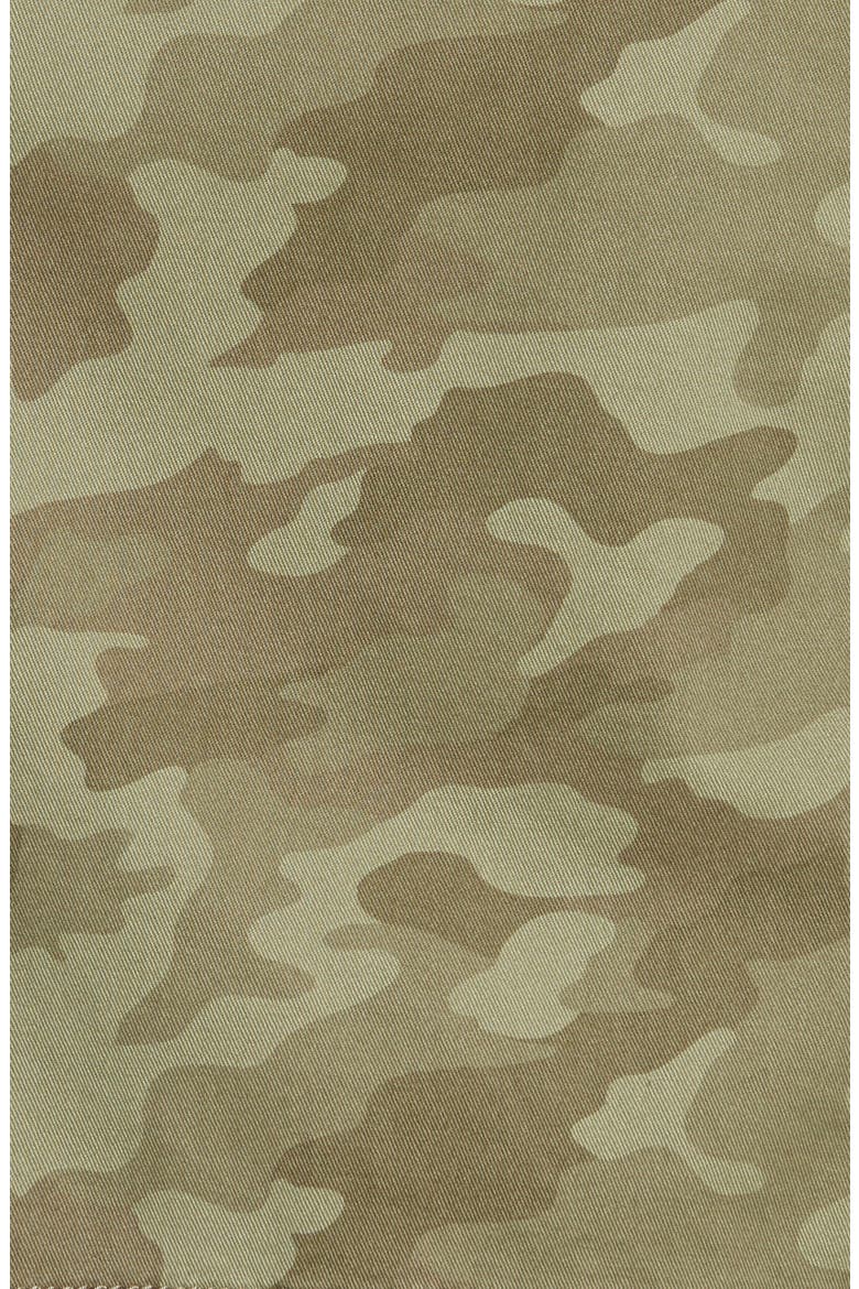 Hooded Stretch Cotton Utility Jacket, Alternate, color, OLIVE LICHEK CAMO PRINT
