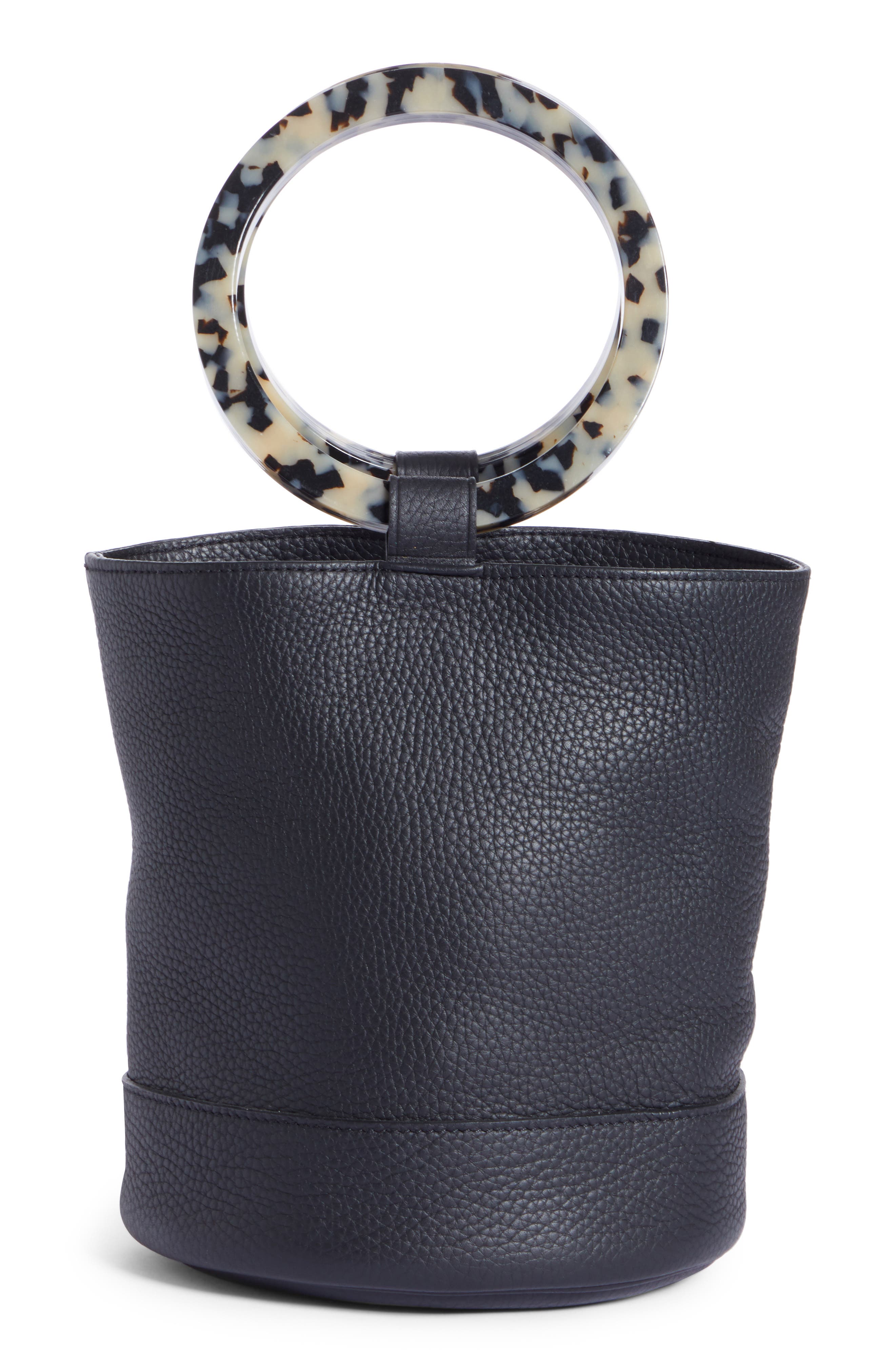 Simon Miller Bonsai 20 Pebbled Leather Bucket Bag, Main, color, 