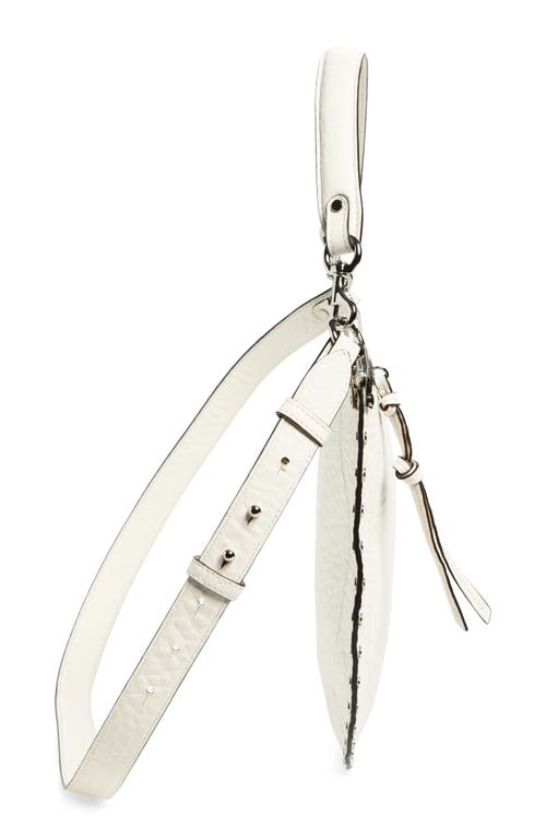 Isabel Marant Oskan Bubble Soft Leather Hobo Bag In Gray