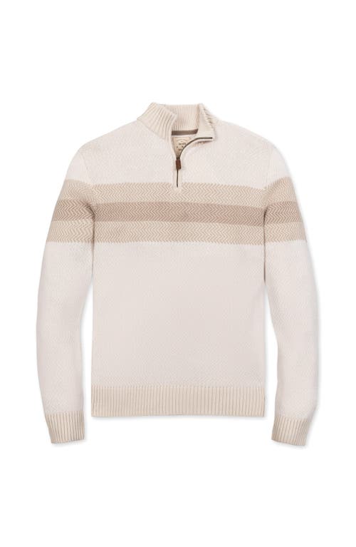 Hope & Henry Organic Half Zip Pullover Sweater In Multi