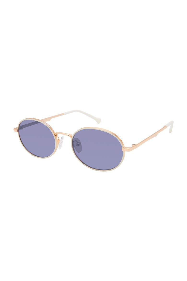Prince Sunglasses, Main, color, Cream Gold