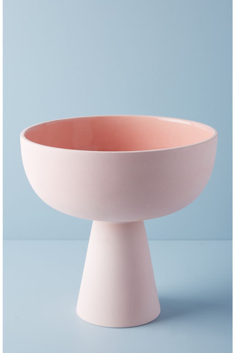 Anthropologie Colorado Footed Bowl, Main, color, PINK