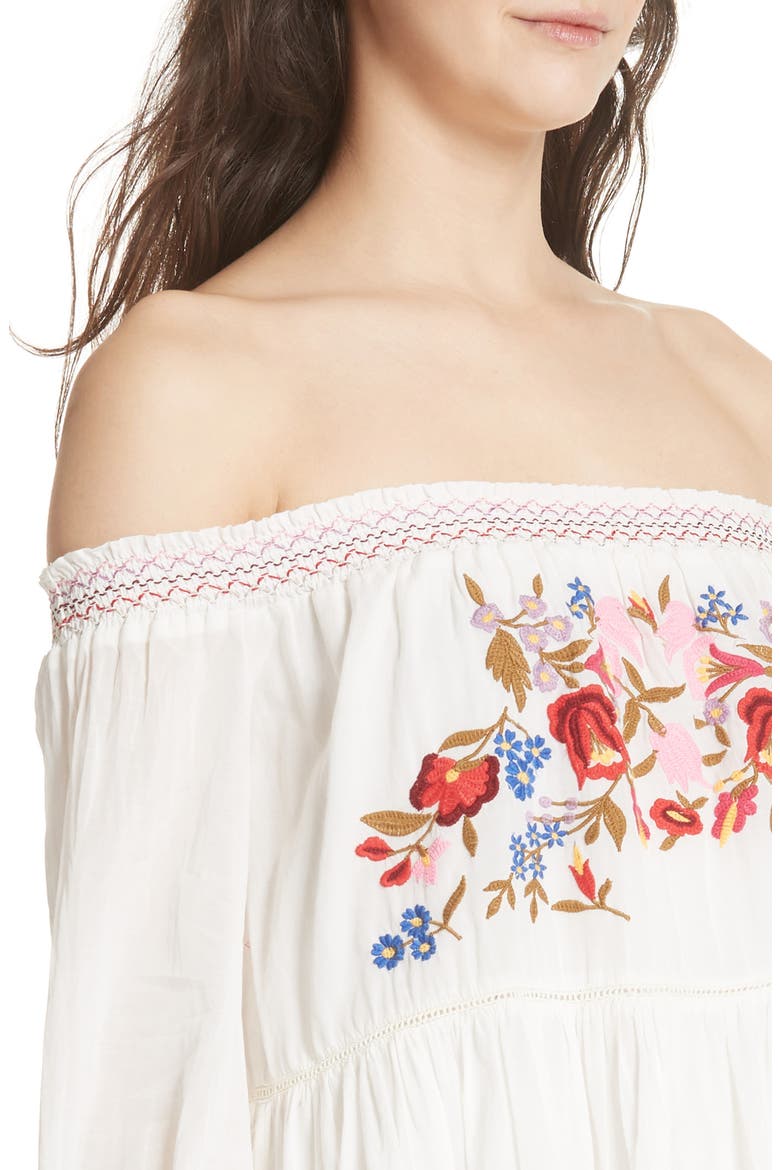 Sunbeams Minidress, Alternate, color, IVORY