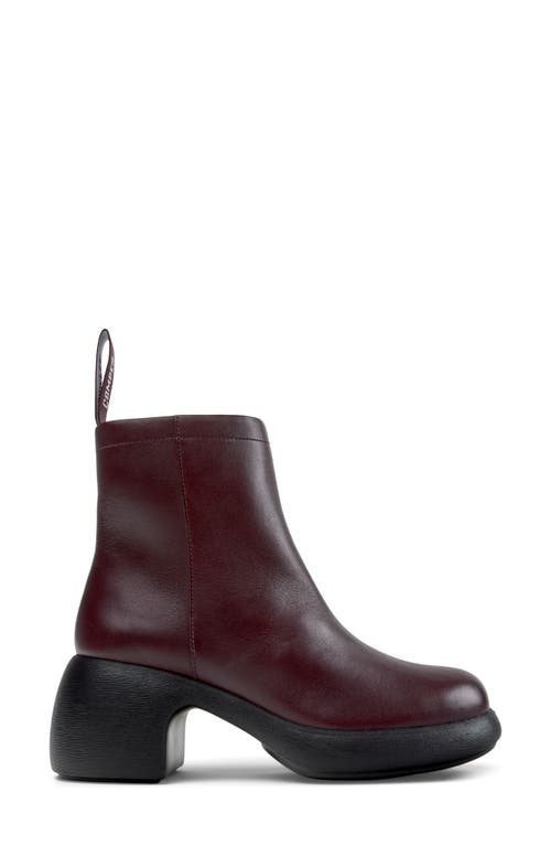 Camper Thelma Ii Platform Bootie In Burgundy