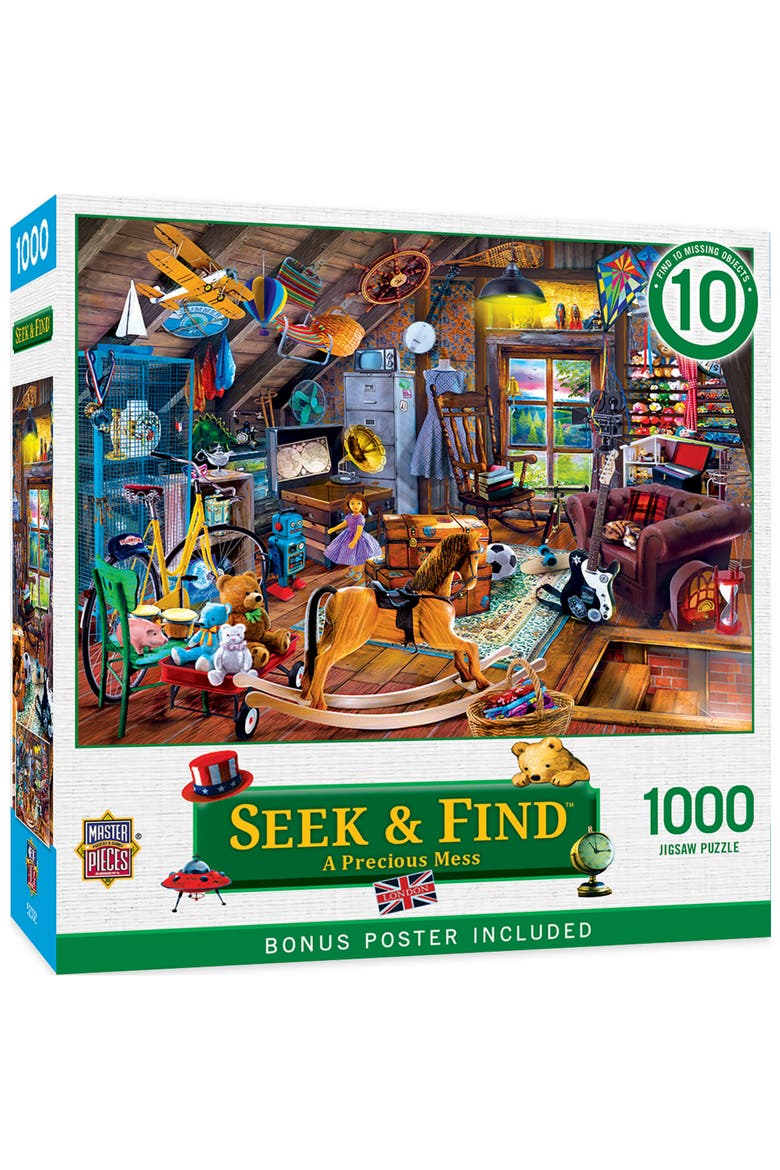 A Precious Mess 1000 Piece Jigsaw Puzzle, Main, color, Multicolor
