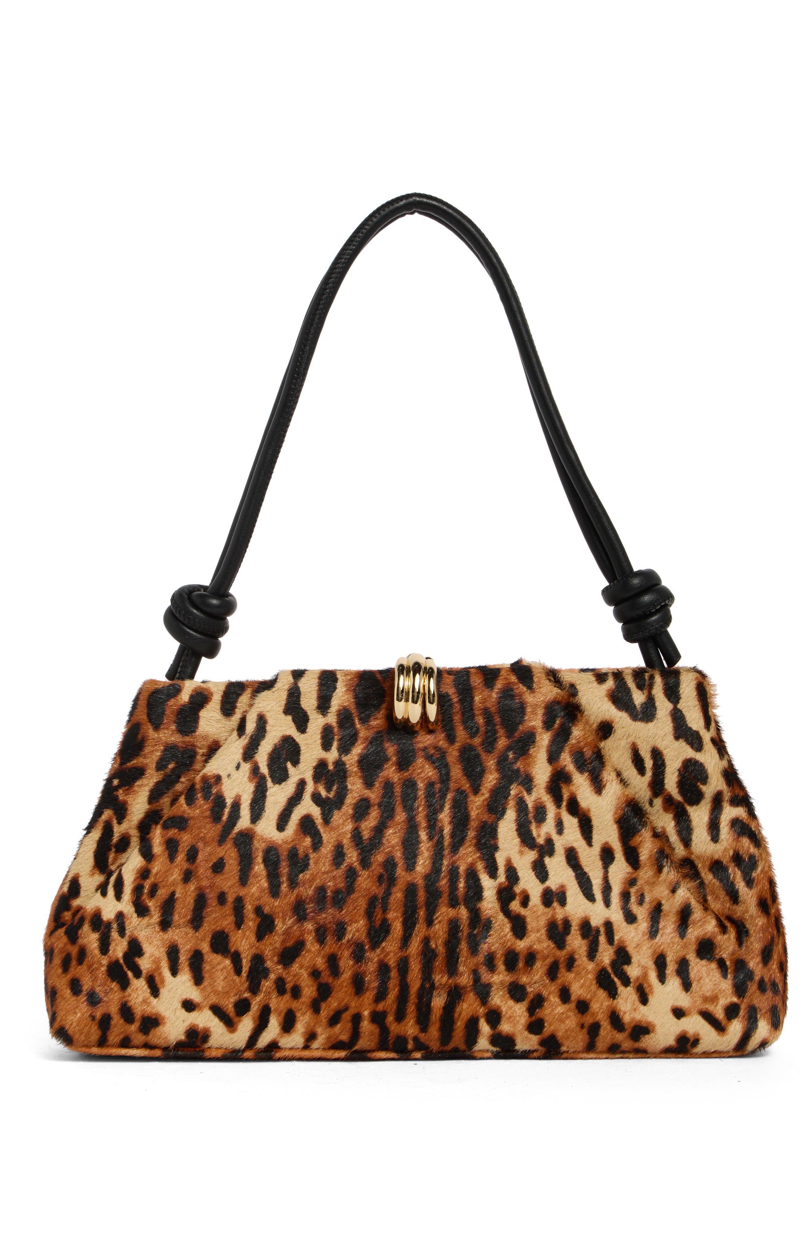 Ravel Genuine Calf Hair Shoulder Bag, Alternate, color, LEOPARD
