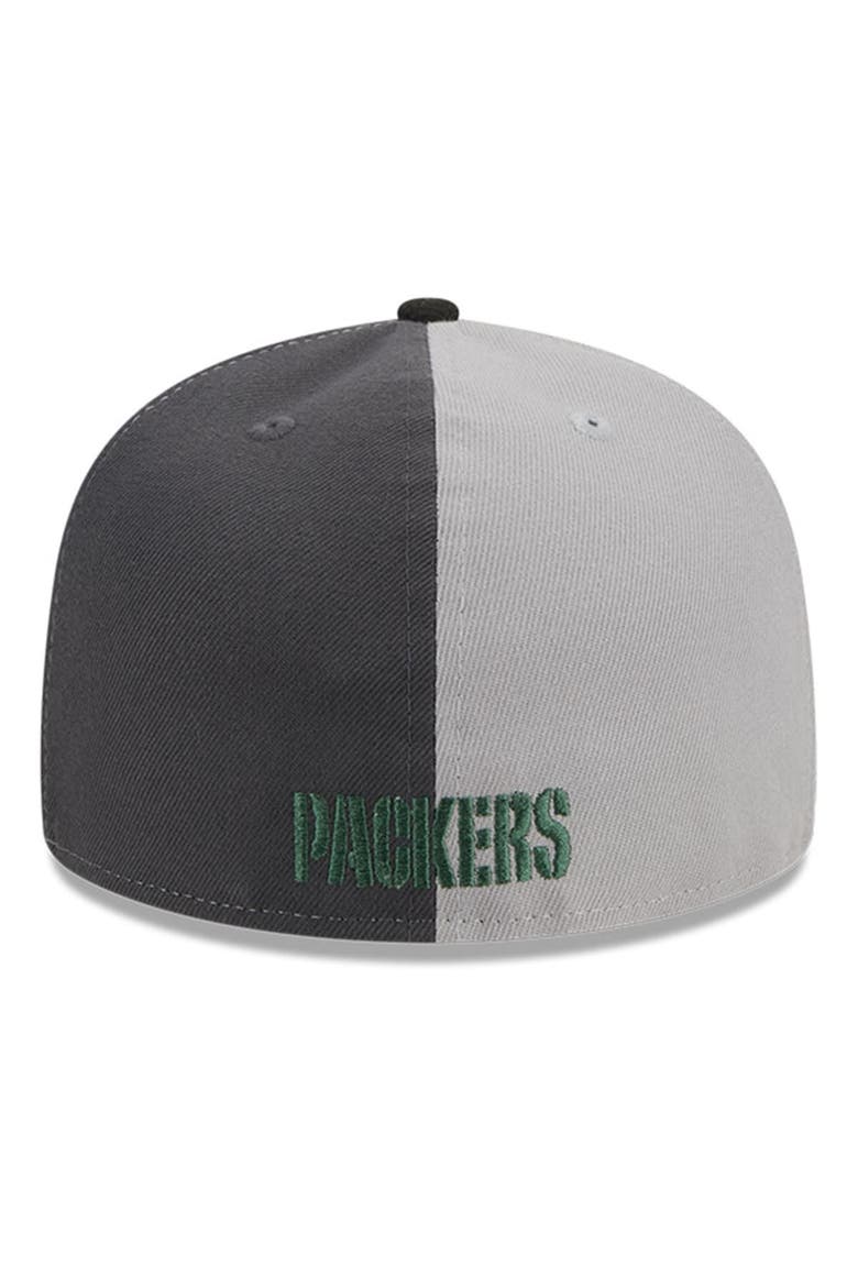 Men's New Era  Gray/Black Green Bay Packers 2023 Sideline 59FIFTY Fitted Hat, Alternate, color, Gray