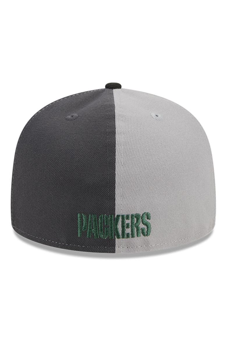 New Era Men's New Era  Gray/Black Green Bay Packers 2023 Sideline 59FIFTY Fitted Hat, Alternate, color, 