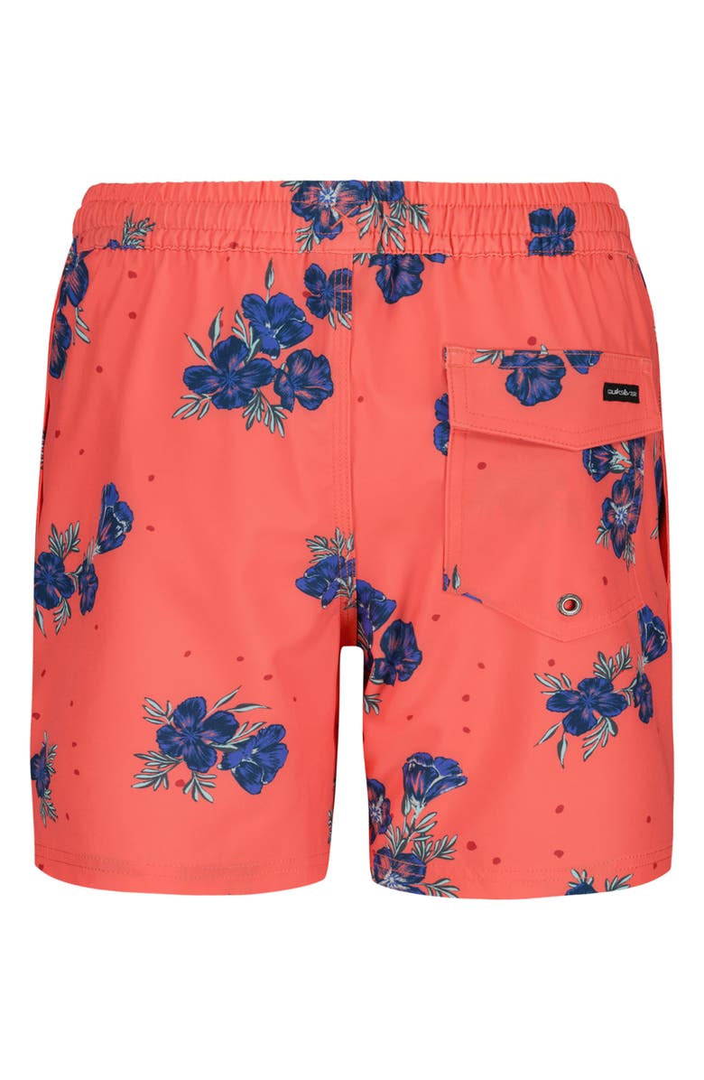 Quiksilver Kids' Surfsilk Mix Volley Stretch Swim Trunks, Alternate, color,