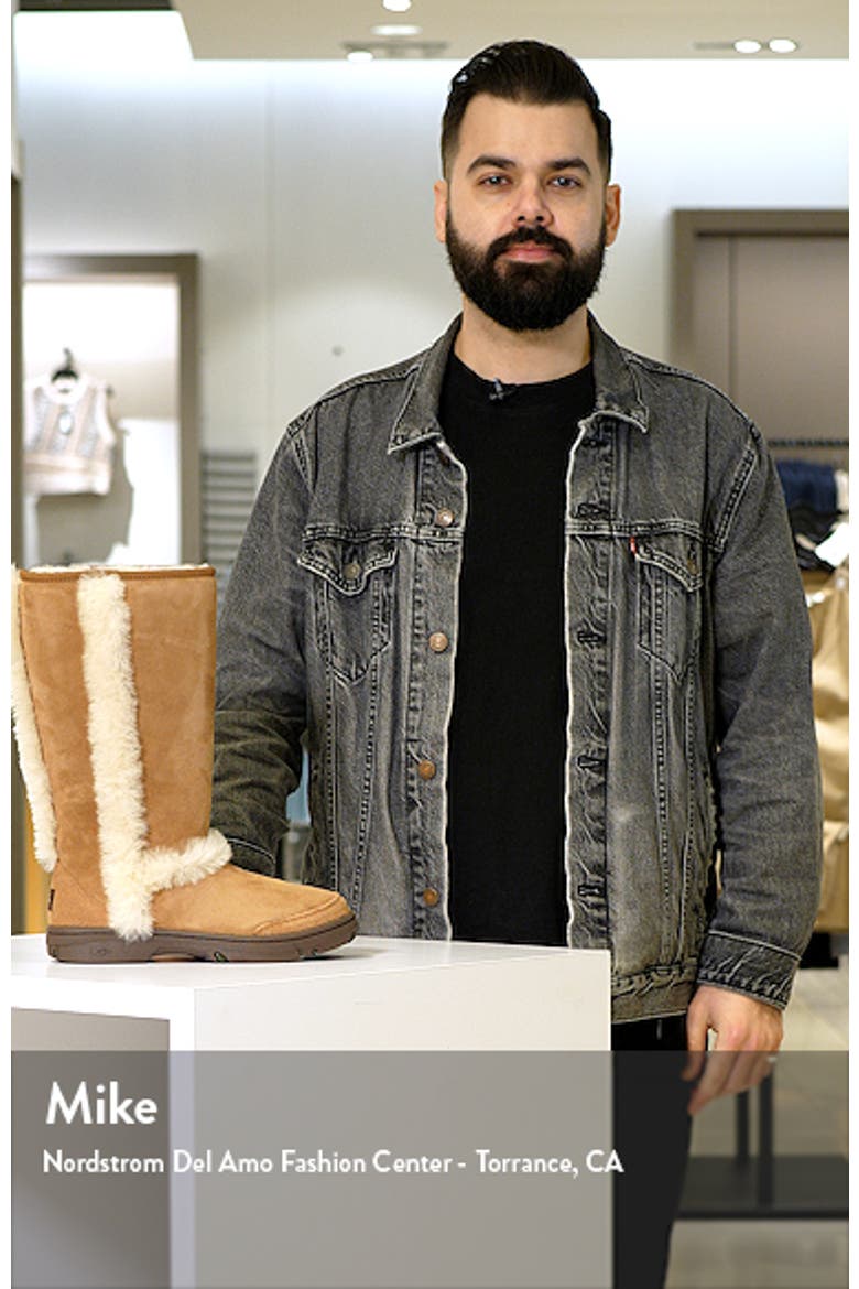 Sunburst Genuine Shearling Tall Boot video