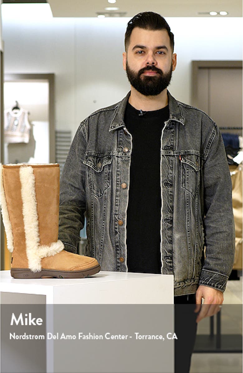 Sunburst Genuine Shearling Tall Boot, sales video thumbnail