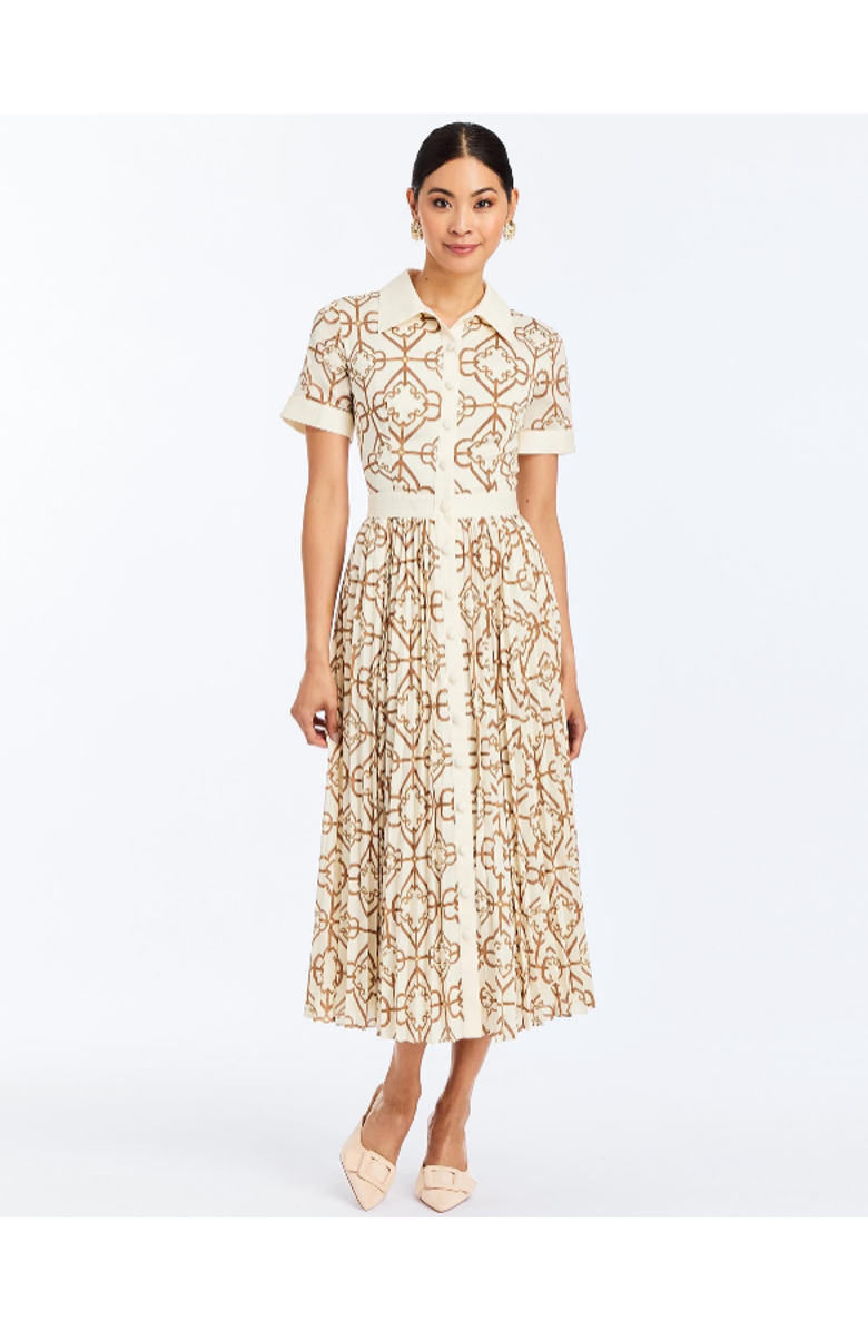 Mestiza New York Billie Collared Shirt Dress, Main, color, Brown