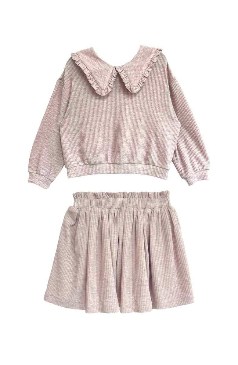 Mabel + Honey Heather Two Piece Set, Main, color, Pink