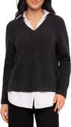 Karen Kane Layered V-Neck Sweater