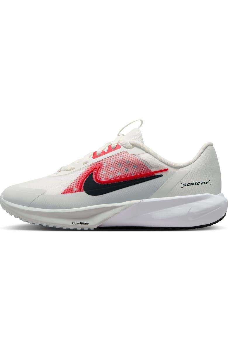 Nike Kids' Sonic Fly Running Shoe, Alternate, color, Summit White/ Red/ White