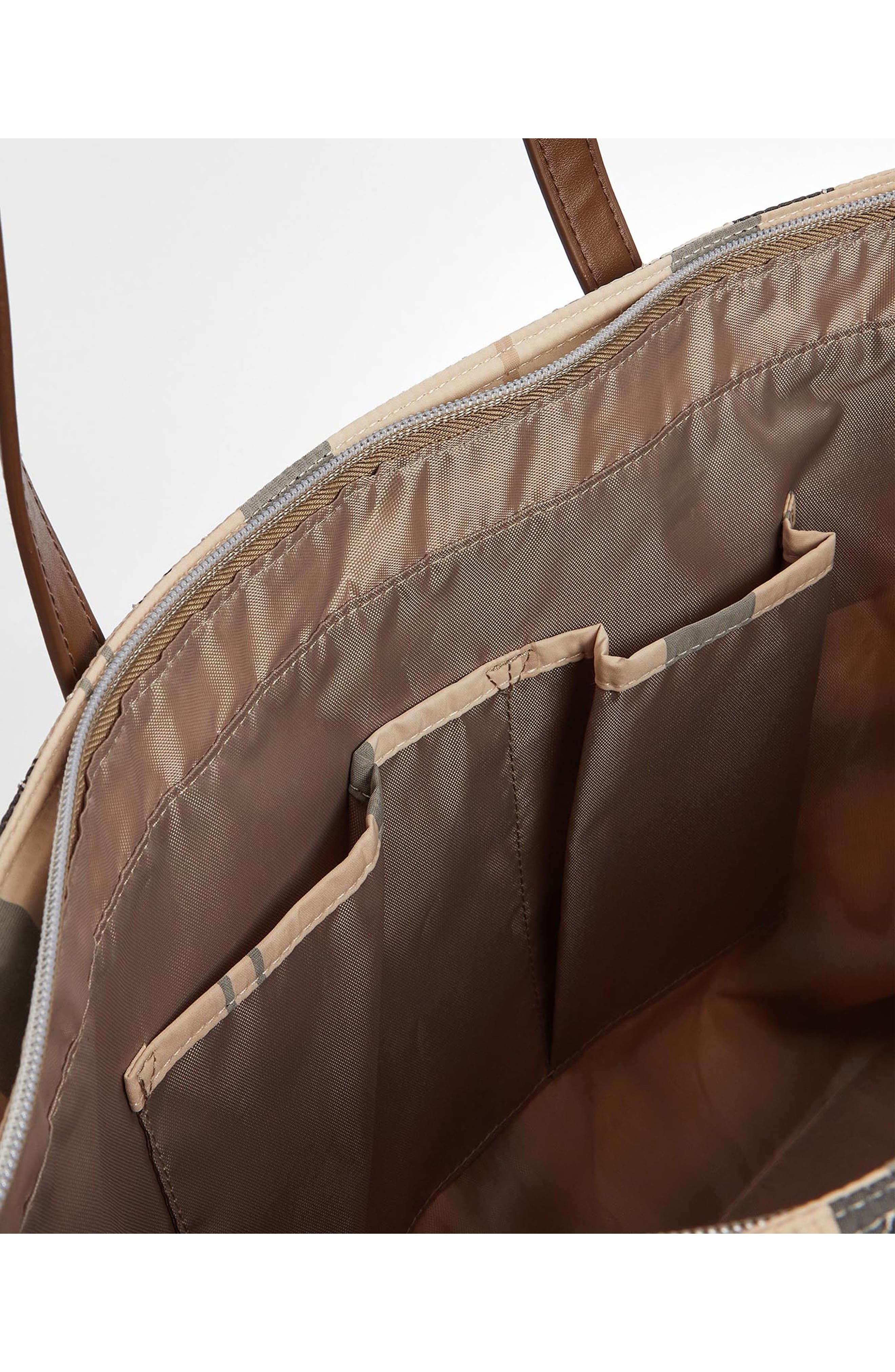 Barbour Wetherham Plaid Quilted Tote, Alternate, color, 