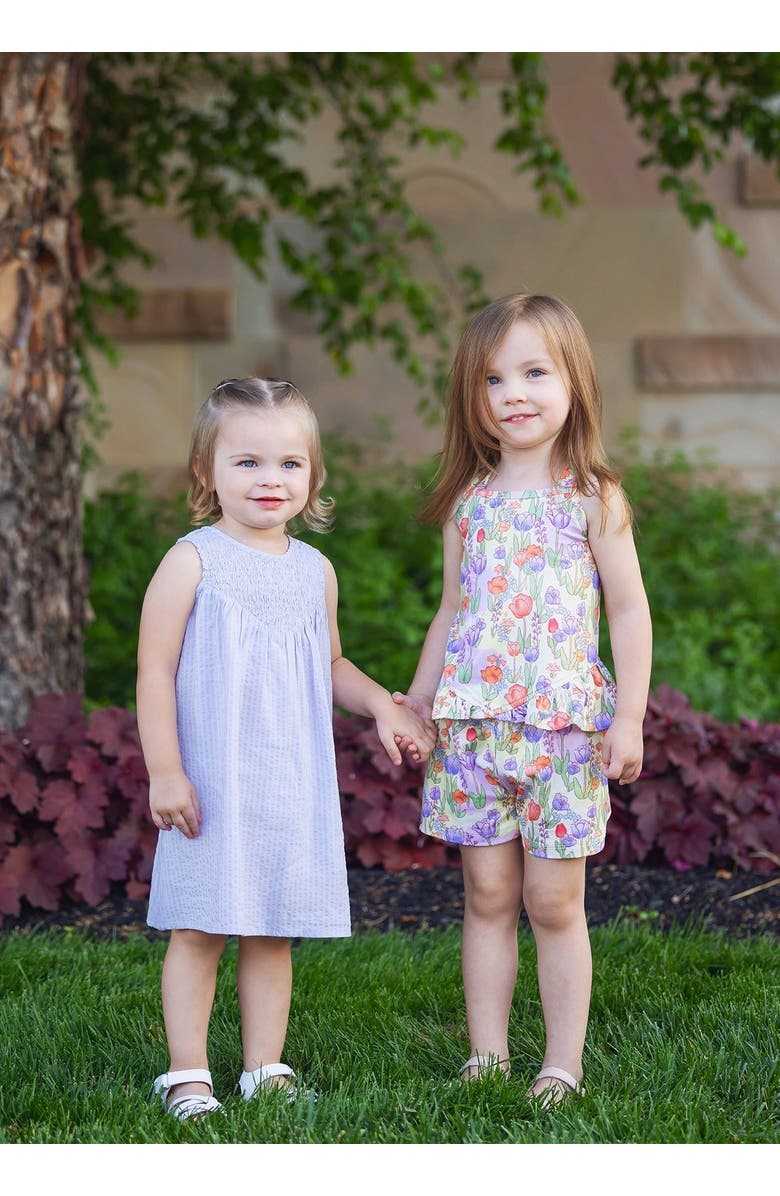 Mabel + Honey Tulip Twirl Tank Two Piece Set, Alternate, color, Purple