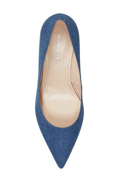 Marc Fisher Alola Pointed Toe Pump In Blue