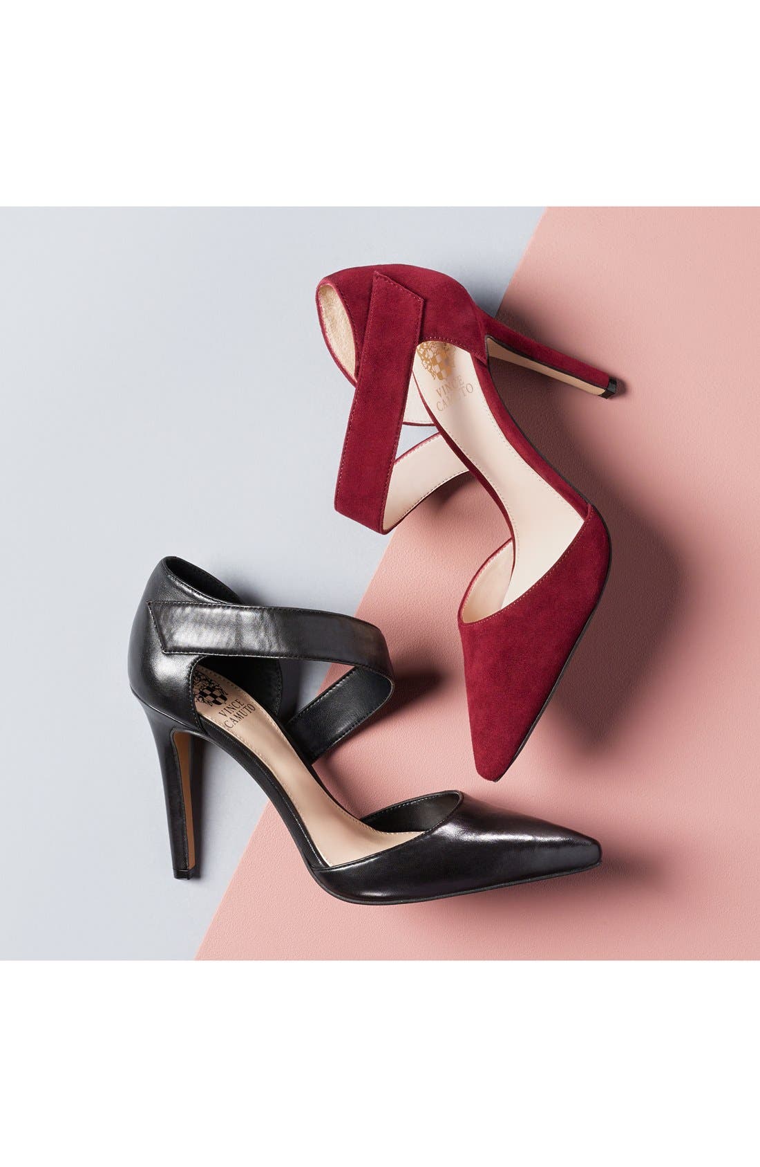 'Carlotte' Pointy Toe Pump, Alternate, color, BLACK
