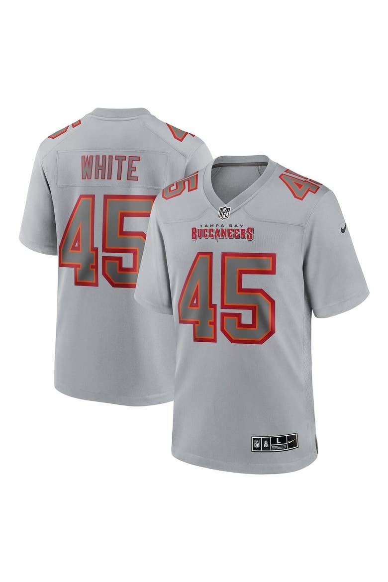 Men's Nike Devin White Gray Tampa Bay Buccaneers Atmosphere Fashion Game Jersey, Main, color, Gray