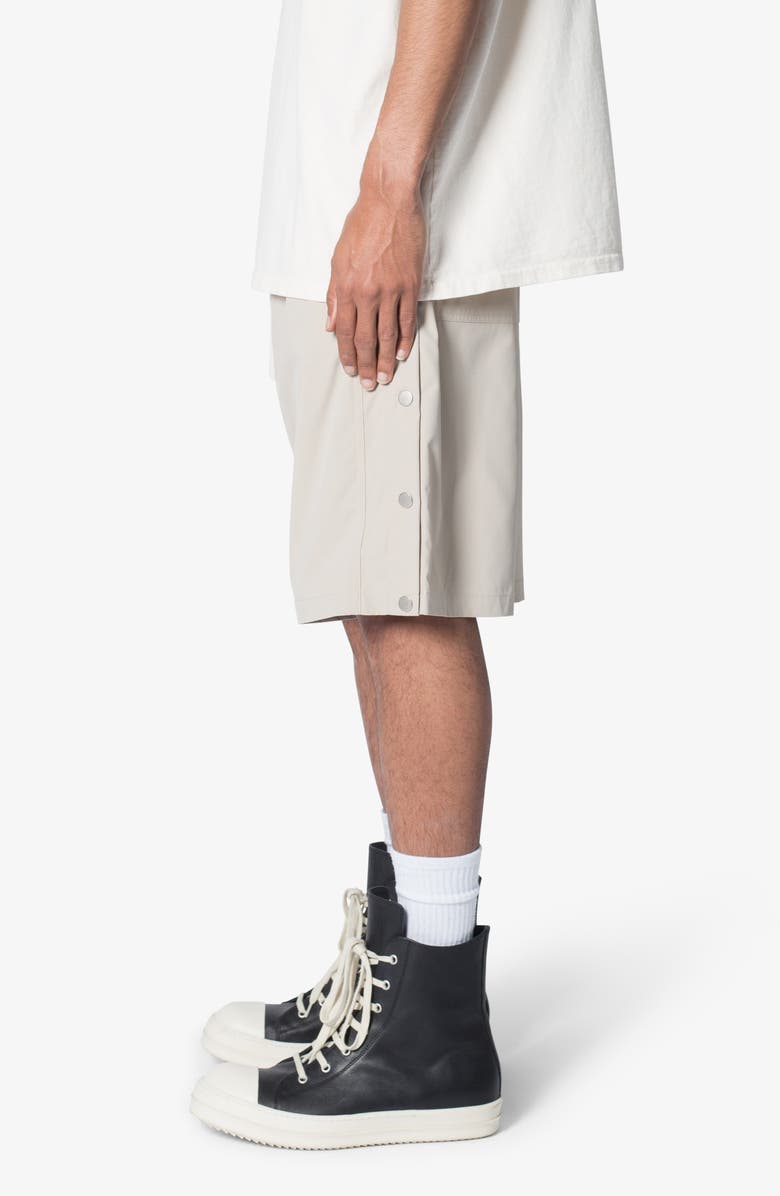 mnml Oversize Side Snap Nylon Shorts, Alternate, color,
