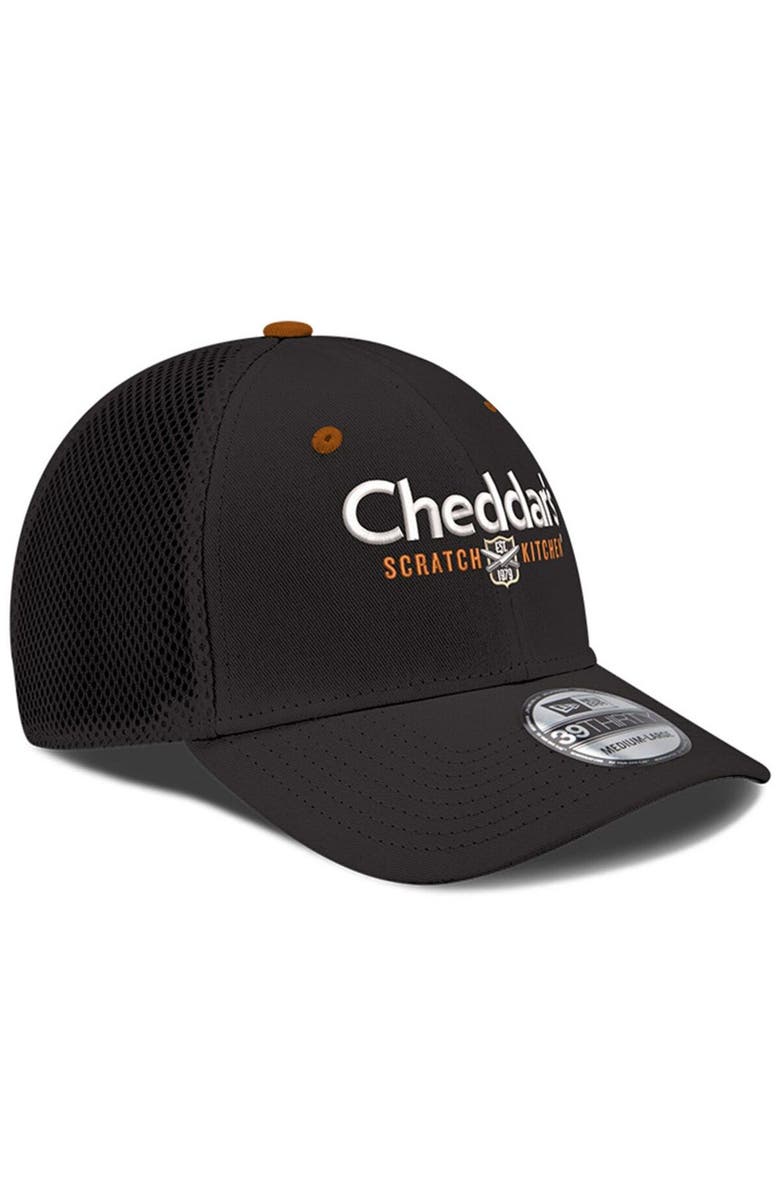 New Era Men's New Era Black Kyle Busch 39THIRTY Cheddar's NEO Flex Fit Hat, Alternate, color, Black