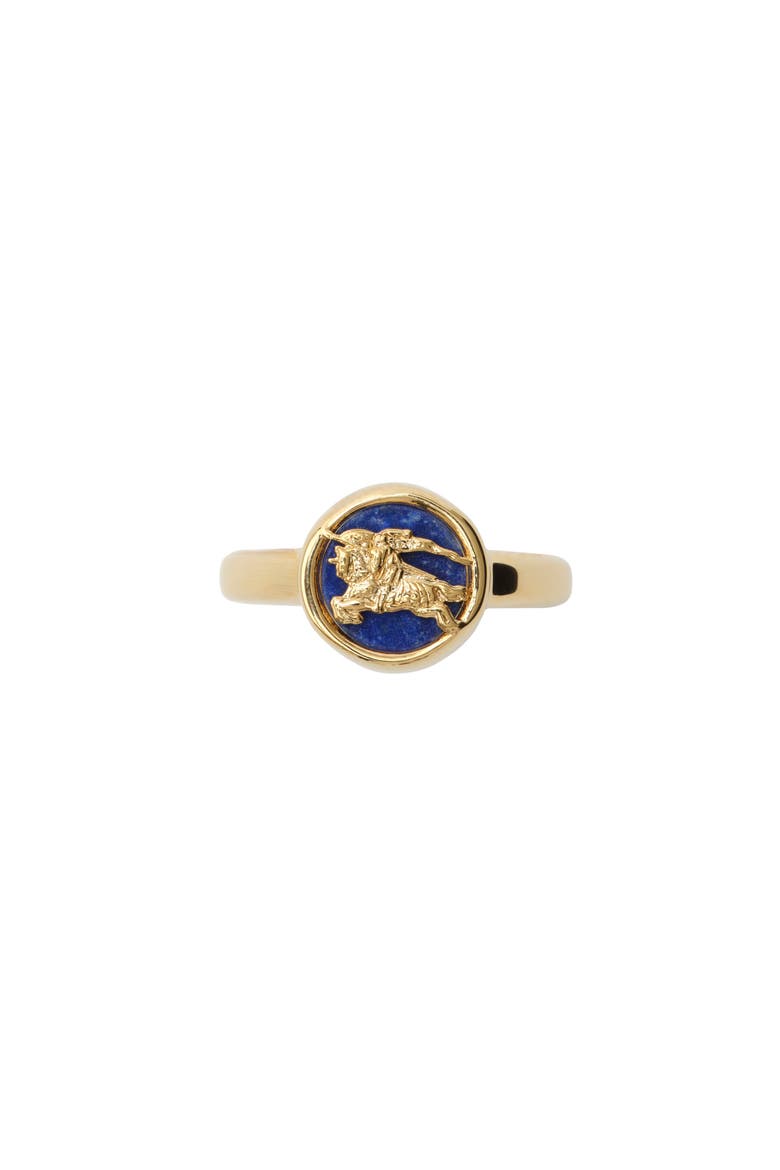 Knight Coin Ring, Main, color, Gold/blue