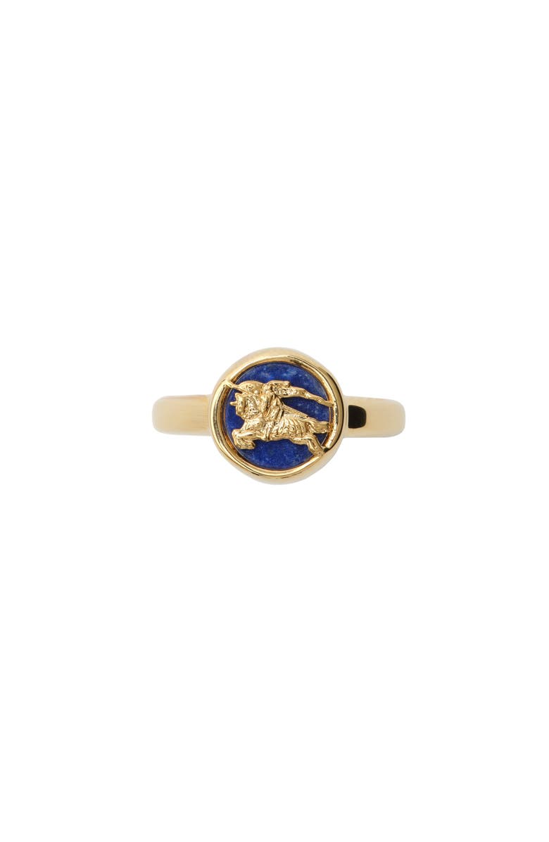 Burberry EKD Coin Ring, Main, color, Gold/Blue