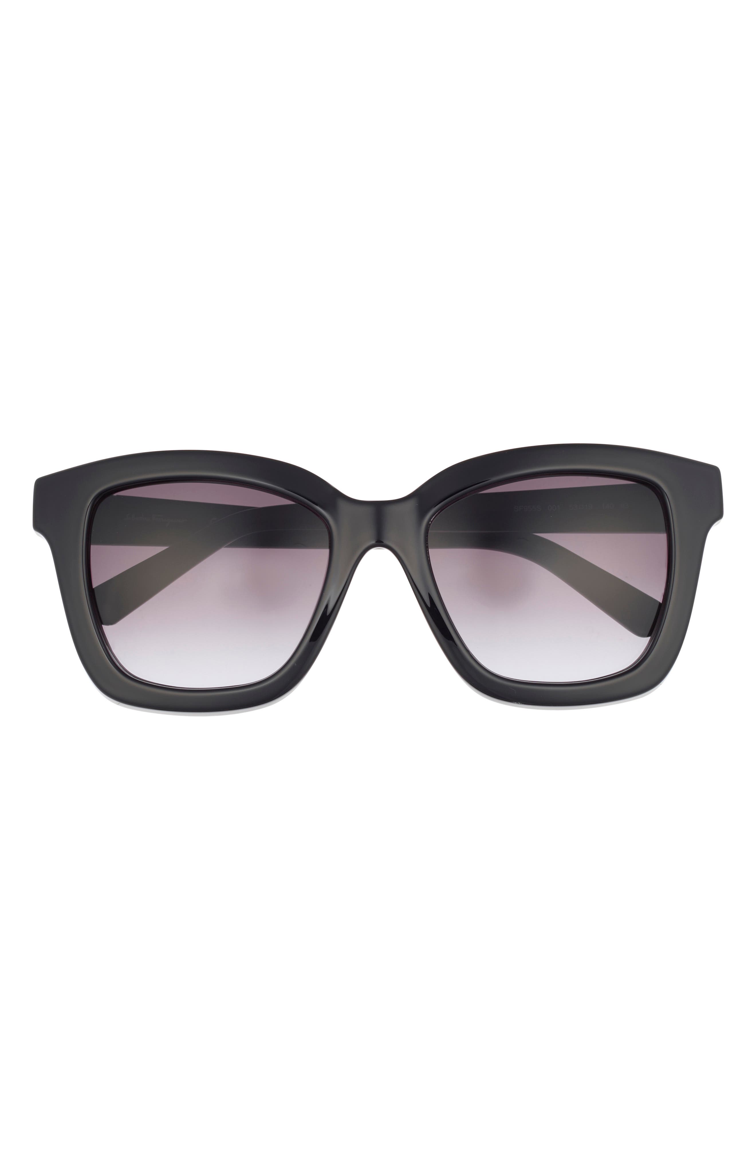 FERRAGAMO 53mm Square Sunglasses