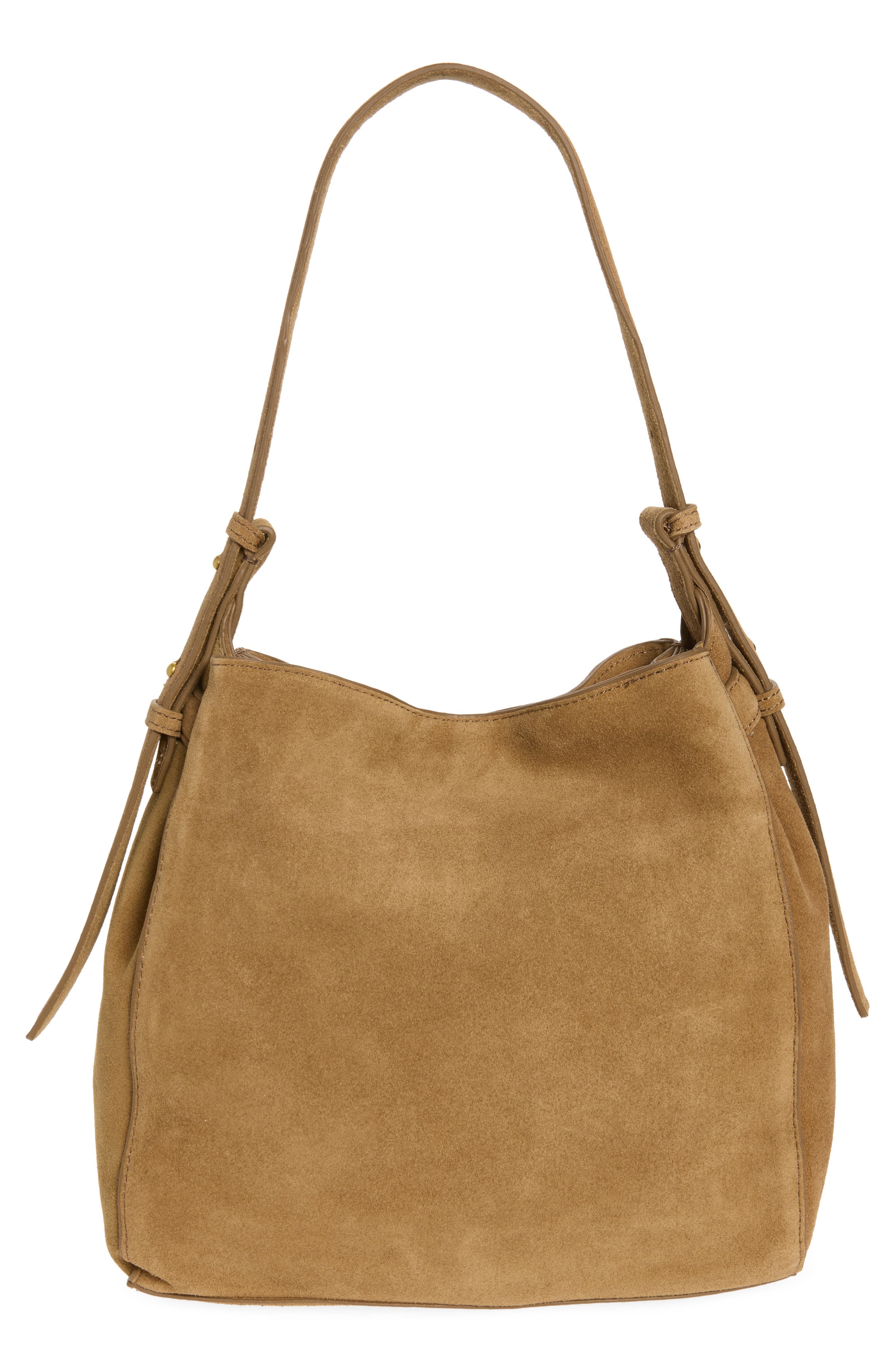 Chus Leather Bucket Bag, Alternate, color, MEDIUM BROWN