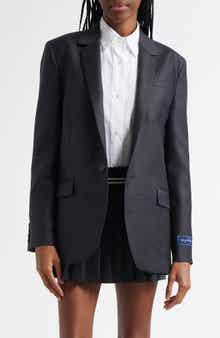 Sporty & Rich Friars Glen Plaid Wool Blazer
