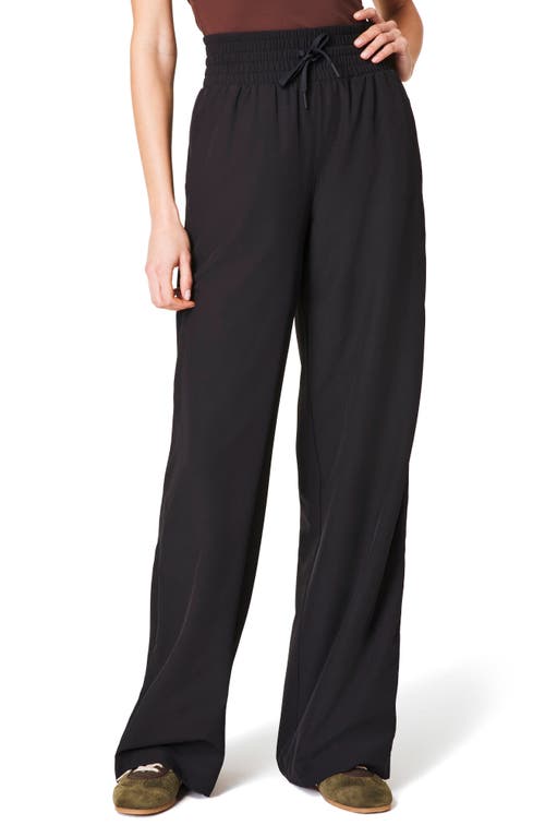 Spanx On The Move Wide Leg Pants In Black