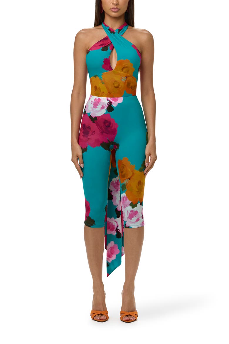 Capri Leggings, Alternate, color, FLORA SPRITZ