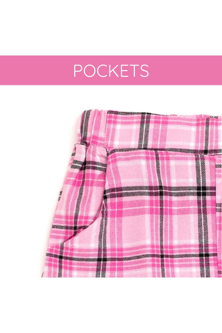 2-Piece Tee and Plaid Skirt Set, Alternate, color, Pink Plaid Hello Kitty