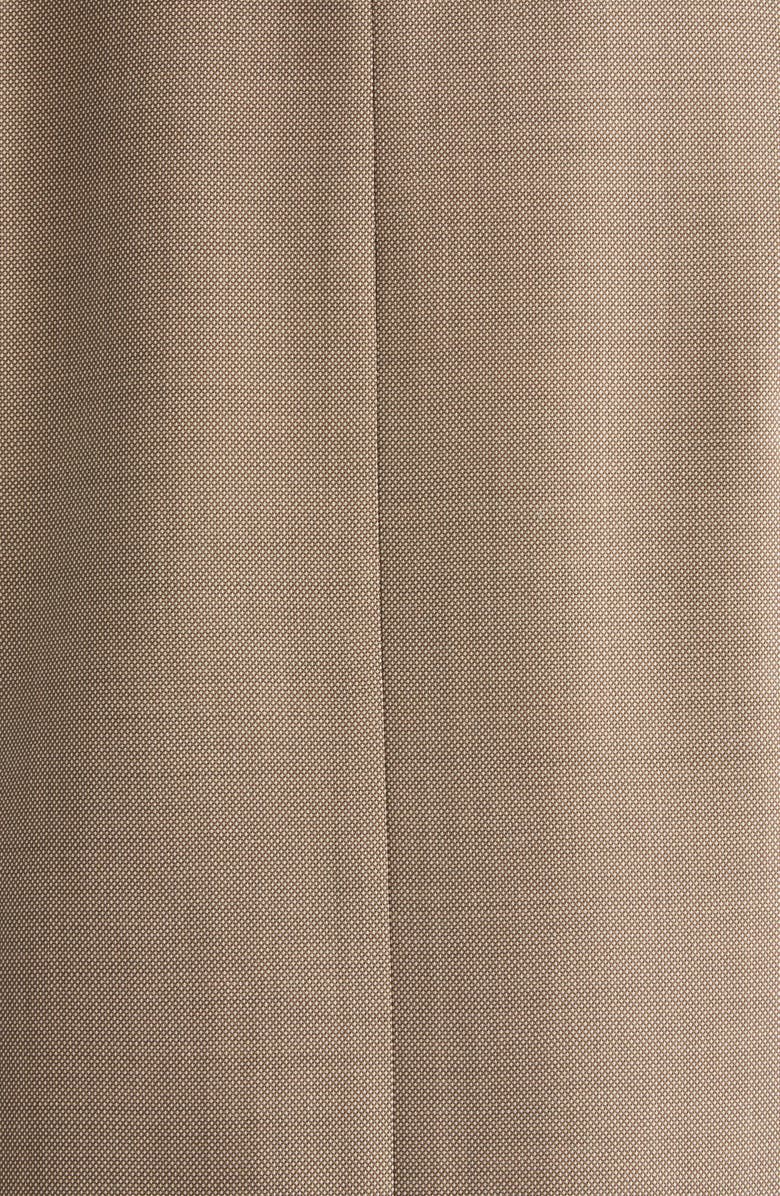 Saint Laurent Double Breasted Wool Jacket, Alternate, color, Taupe Beige