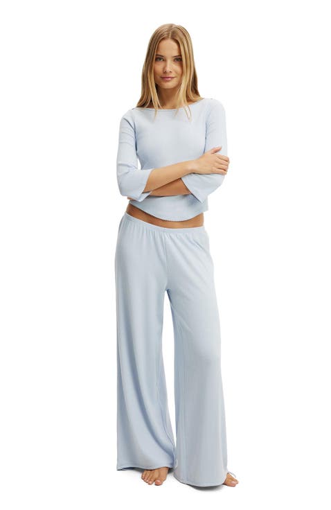 Women's Dreamy Soft Pointelle Wide Leg Pant
