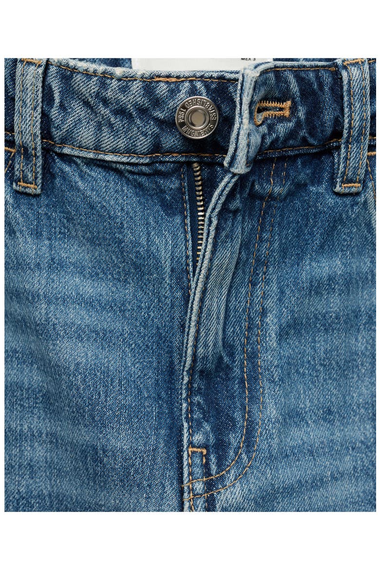 Relaxed Straight Leg Jeans, Alternate, color, MEDIUM BLUE