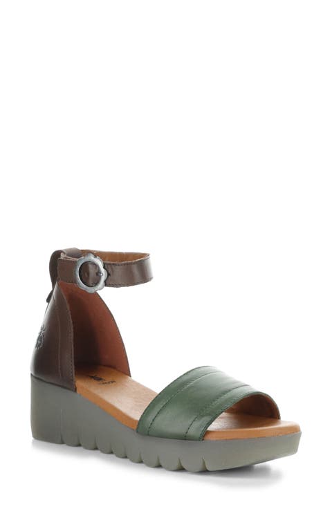 Voik Ankle Strap Platform Wedge Sandal (Women)