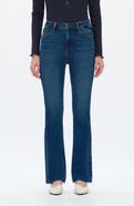 Bayeas Lunna High Waist Fray Hem Bootcut Jeans