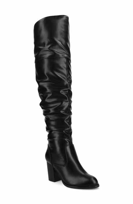 Journee Collection JOURNEE Kaison Ruched Tall Boot