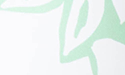 Roxy Oceanside Athletics Triangle Bikini Top In Green