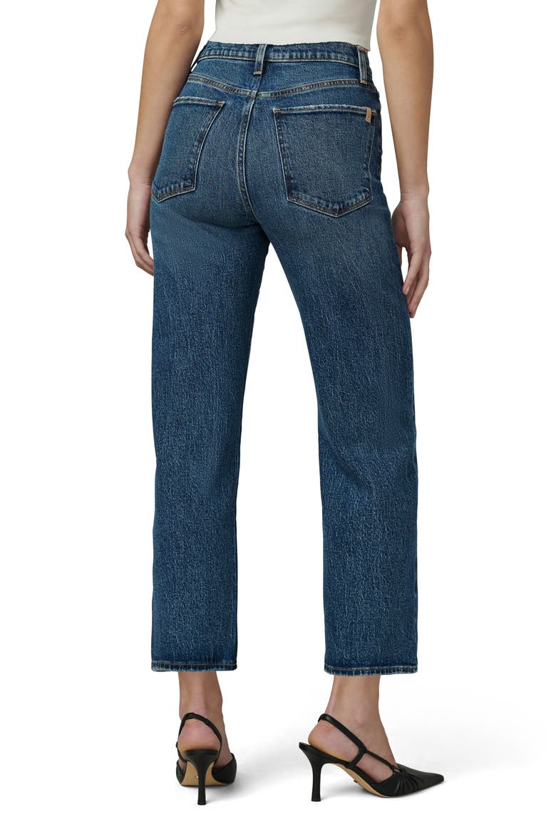 The Margot High Waist Ankle Relaxed Straight Leg Jeans, Alternate, color, BAD LIAR