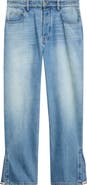 NAHMIAS Split Cuff Straight Leg Jeans