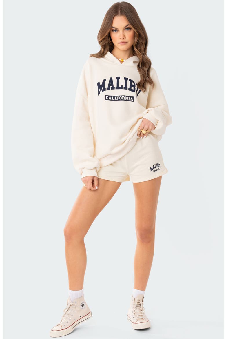 Malibu Pullover Hoodie, Alternate, color, CREAM
