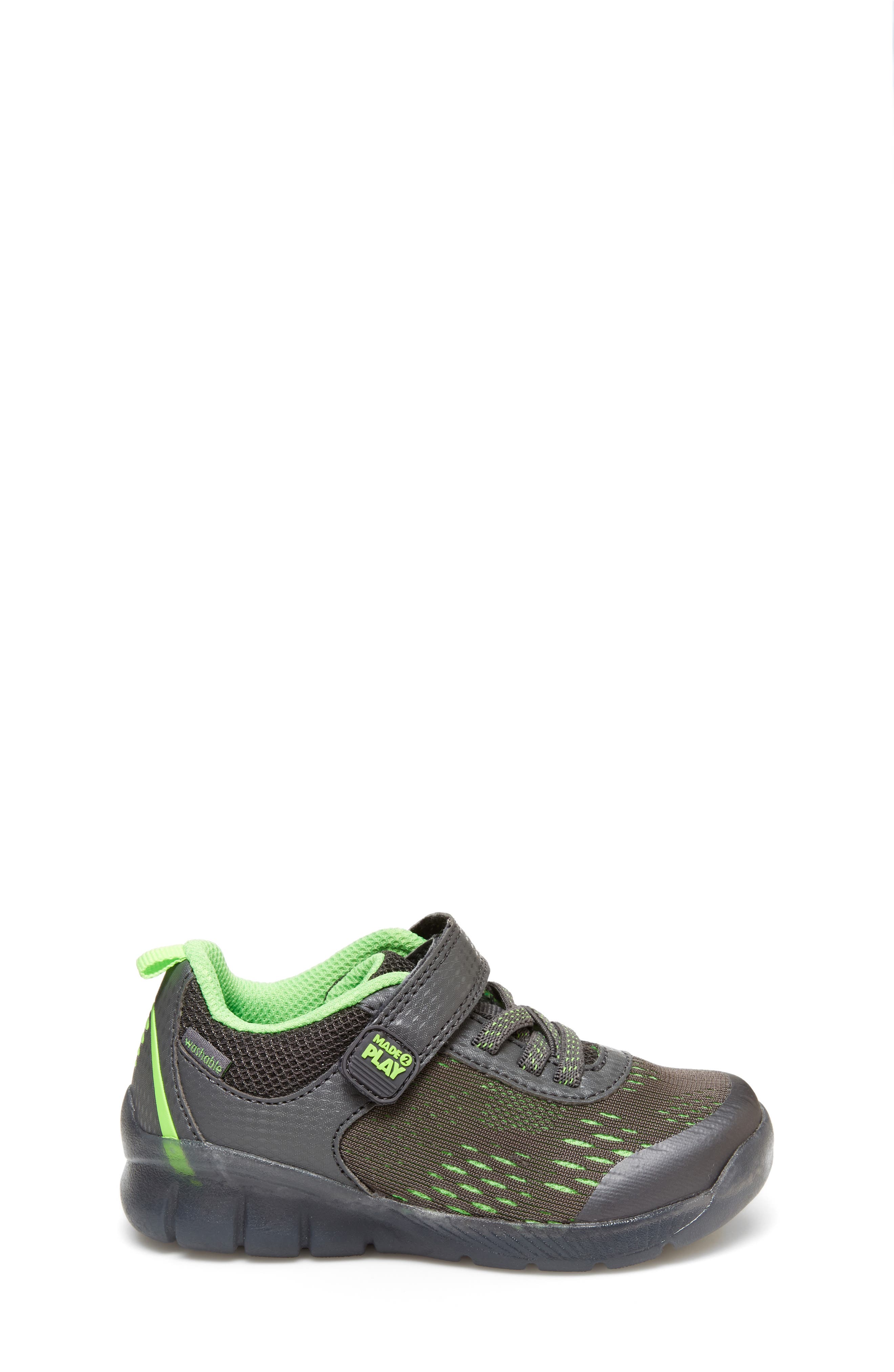 M2P Lighted Neo Sneaker, Alternate, color, GREY/ LIME