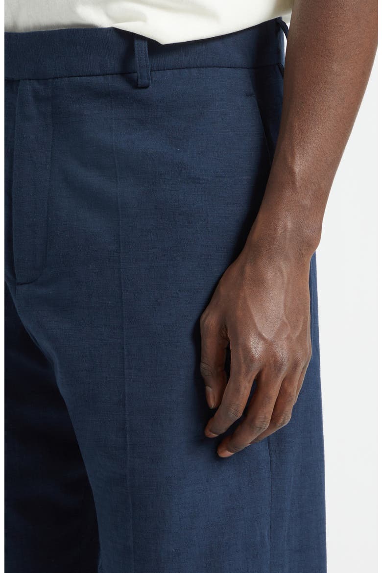 Cotton Trousers, Alternate, color, NAVY
