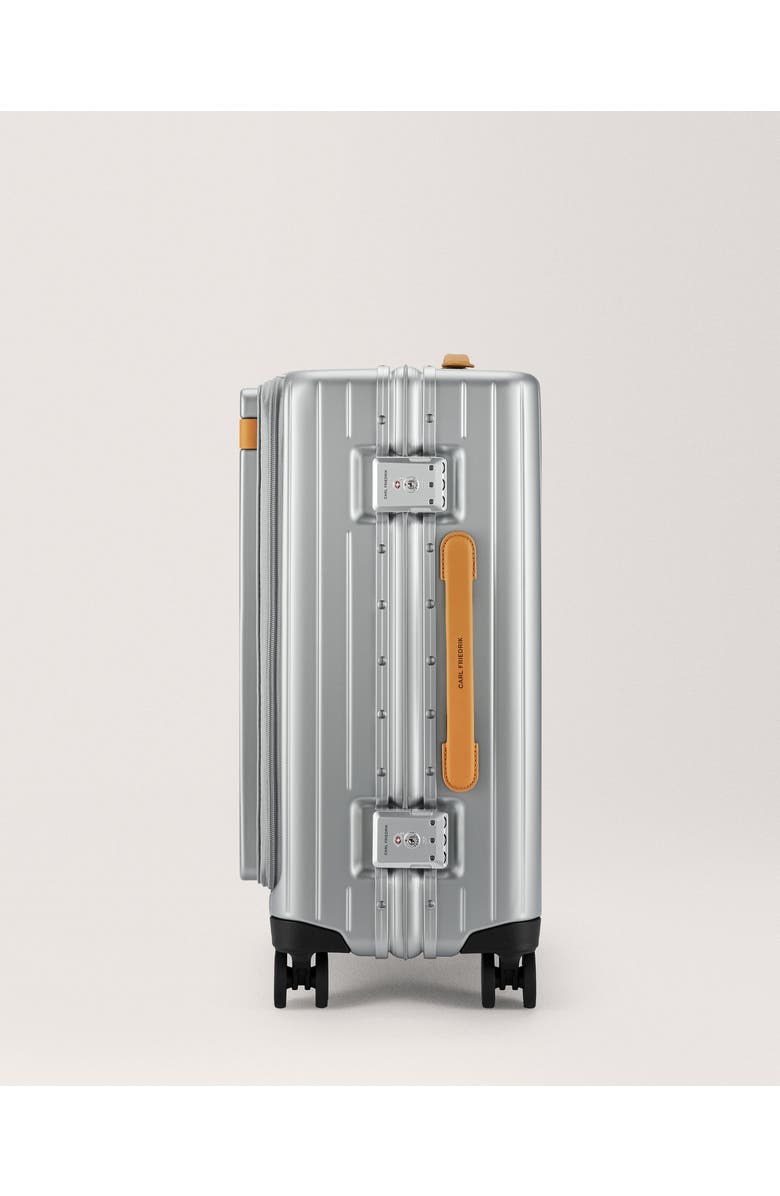 Carl Friedrik The Carry-on X Suitcase, Alternate, color, Arctic Grey / Tan