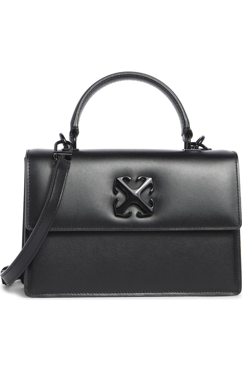 Off-White Jitney 1.4 Leather Top Handle Bag, Main, color,