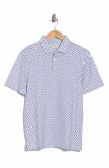 Bugatchi Palm Tree Stretch Cotton Knit Polo
